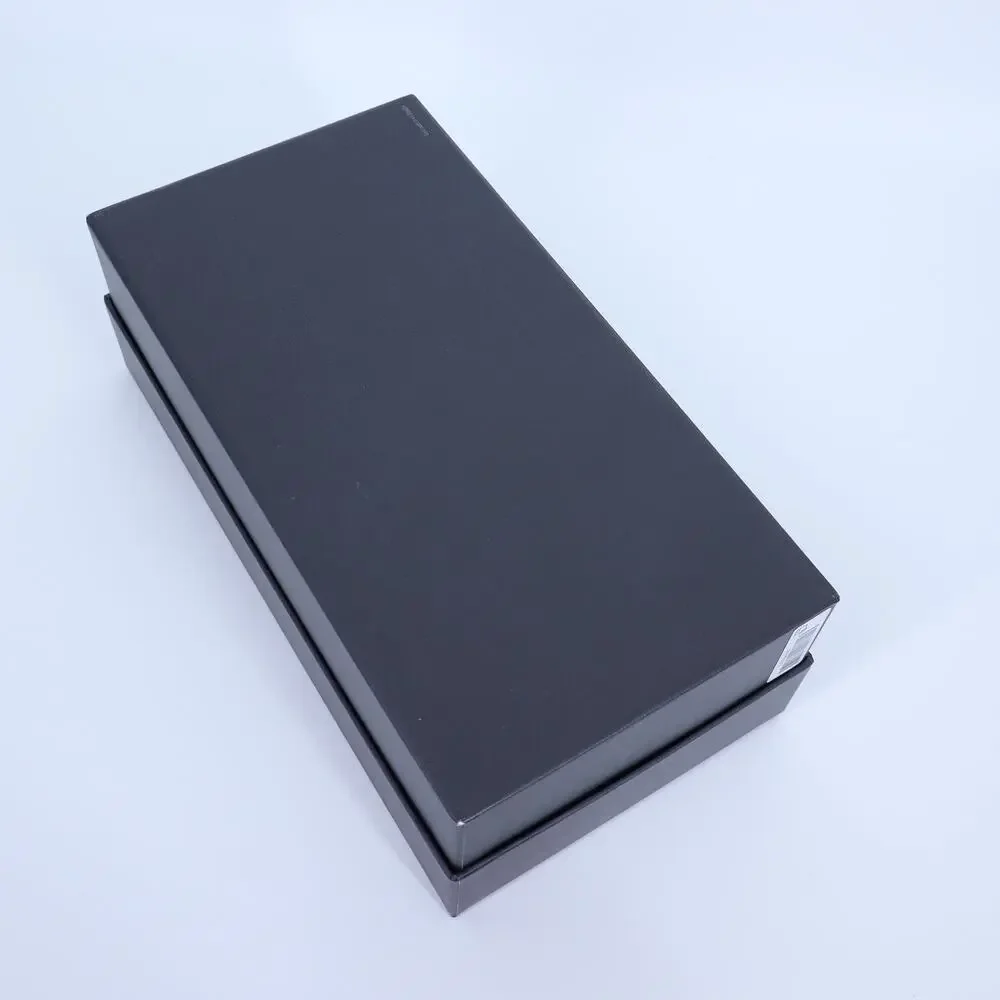 GUCCI Black and White Shoe Size Gift Box 6.5x12.25x4